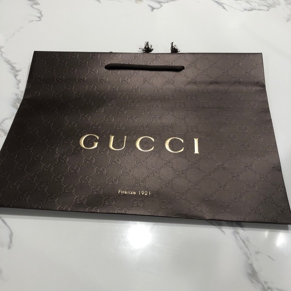 Gucci Other Gucci Paper Bag Gift Bag Poshmark